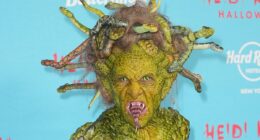 Heidi Klum the Halloween queen reveals latest frightening costume