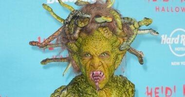 Heidi Klum the Halloween queen reveals latest frightening costume