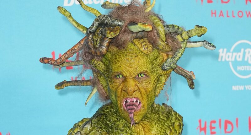 Heidi Klum the Halloween queen reveals latest frightening costume