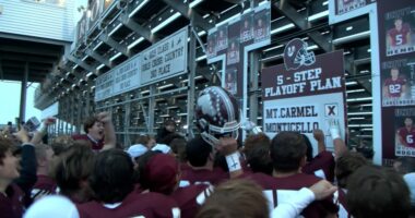 High school football playoff scores (11-8-25)