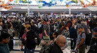 Holiday travel chaos as ground stops and delays hit major US airports