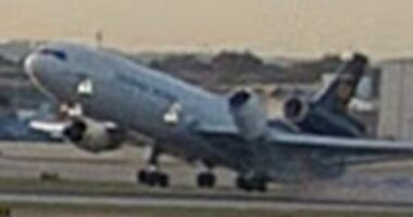 Horrific photos show engine ripping off UPS plane before it exploded