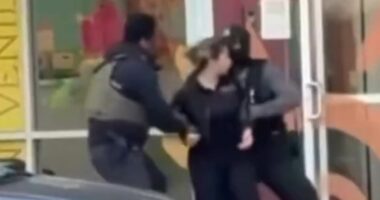 ICE filmed detaining daycare teacher as she arrives for work