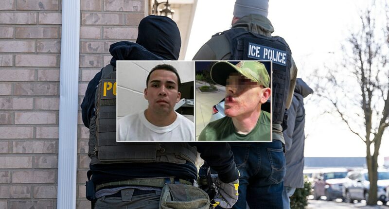 ICE officer seriously injured after illegal immigrant assault, using metal coffee cup