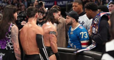 Injured Cam Skattebo among Giants to take part in WWE’s ‘Monday Night Raw’ brawl