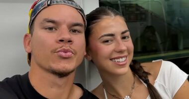 Inside Daniel Rioli and Paris Lawrence's intimate Byron Bay wedding