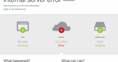 Internet issue takes down several sites