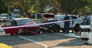 Police crash North St Marys
