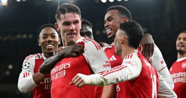 Is it finally Arsenal's turn? Stats boffins predict Gunners' Premier League coronation but a surprise club crashes the top five - and NO newly promoted teams go back down