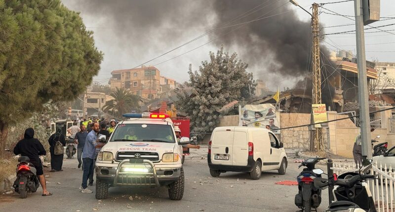 Israel says it is striking Hezbollah targets in Lebanon