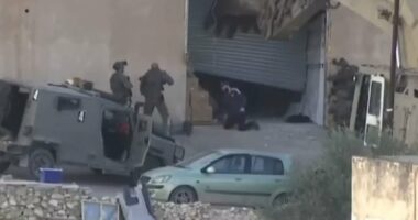 Israeli troops are accused of executing two 'surrendering' Palestinian men as IDF 'reviews' horrific footage