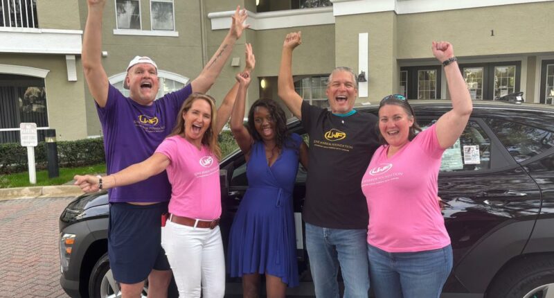 'It's life-changing': Single mother battling cancer gets new car from Lone Warrior Foundation