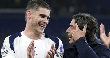 Joao Pedro misses out but Blues dominate defence alongside in-form Micky van de Ven: Stats boffins reveal combined Tottenham vs Chelsea XI