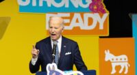 Joe Biden appears with bandaged head as he discusses cancer battle