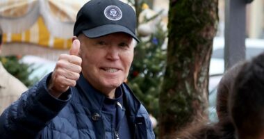 Joe Biden is joined by his kids for Thanksgiving in Nantucket