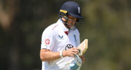 Joe Root and Harry Brook FAIL in pre-Ashes warm-up in worrying signs for England - as former Australia coach Darren Lehmann becomes latest Aussie to aim dig at Ben Stokes' side