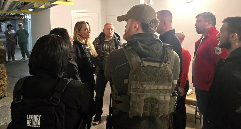 Jolie's guide made to go to conscription office during Ukraine visit