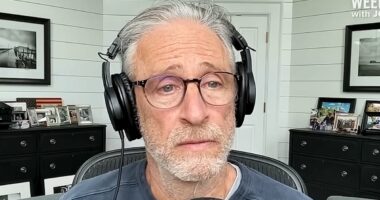 Kamala Harris shocks Jon Stewart by saying Biden was fully 'competent'