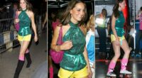 Kate Middleton's disco era! Future Queen looks unrecognisable in yellow shorts and rollerblades at a fundraiser before marrying Prince William