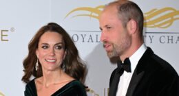 Kate and Prince William arrive at Royal Variety Performance