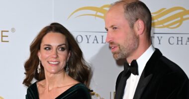 Kate and Prince William arrive at Royal Variety Performance