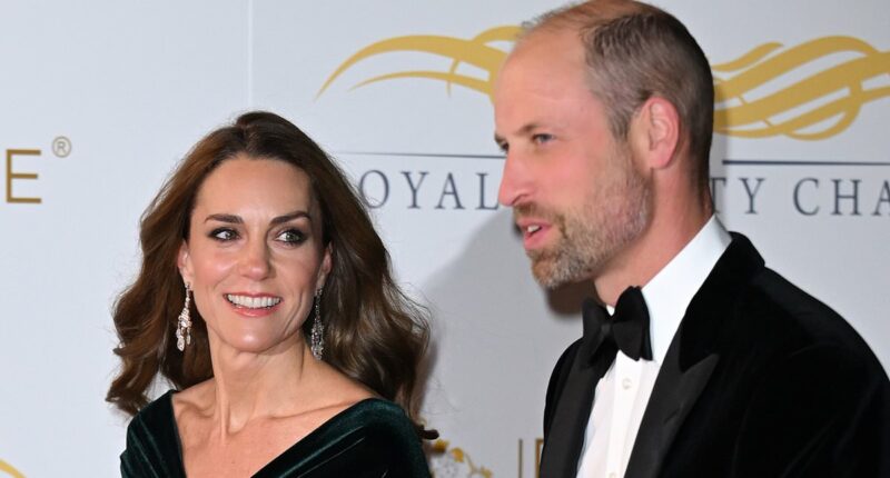 Kate and Prince William arrive at Royal Variety Performance