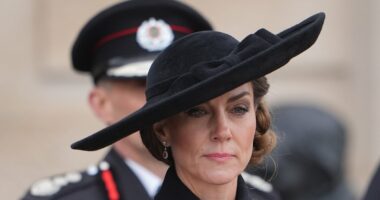 Kate's touching tribute to the fallen as she leads Armistice Day