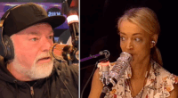 Shock jocks Kyle Sandilands and Jackie 'O' Henderson.