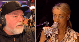 Shock jocks Kyle Sandilands and Jackie 'O' Henderson.