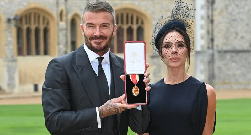 Lady Beckham changes her name after Sir David's knighthood