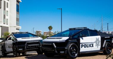 Las Vegas police roll out Tesla Cybertrucks worth up to $115K each after donation from tech billionaire