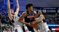 LeBron James' son Bryce watches on as No. 4 Arizona upsets No. 3 UConn 71-67