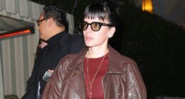 Lily Allen on night out after sending messages to ex David Harbour