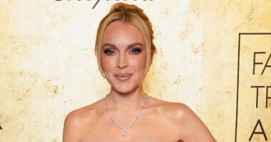 Lindsay Lohan leads the stars at The Fashion Trust Arabia Awards