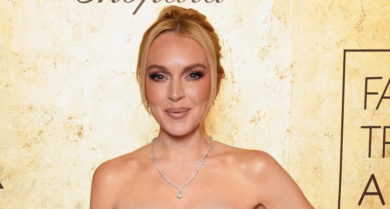Lindsay Lohan leads the stars at The Fashion Trust Arabia Awards