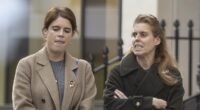 Lip reader claims Princess Beatrice and Eugenie vowed 'we're in this together' as Andrew was stripped of titles - after fans suggested Mayfair photos were 'staged'