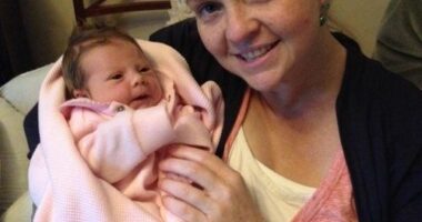 Liz Walton and daughter