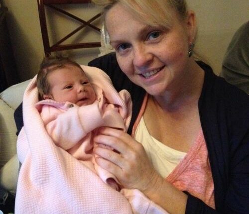 Liz Walton and daughter