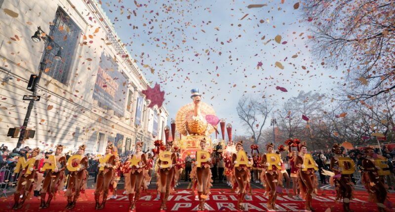 Macy’s parade dazzles New Yorkers despite cold, windy conditions