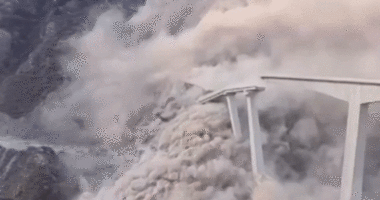 Major Chinese bridge collapses into river just months after opening to traffic