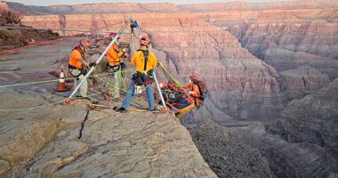 Man dies at Grand Canyon after slipping over edge, falling more than 100 feet, sheriff's office says
