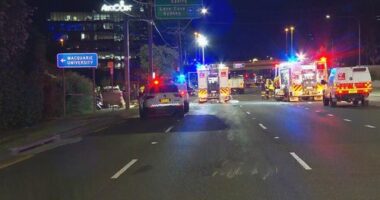 Man killed, two seriously injured, in crash on major Sydney road