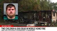 Man kills kids inside mobile home then sets it ablaze: Cops