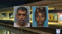 Man shoved woman off elevated train platform, cops say