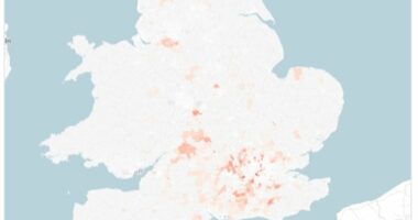 Mansion tax map shows the neighbourhoods where more than HALF of homeowners could get hit with an eye-watering £7,500 bill