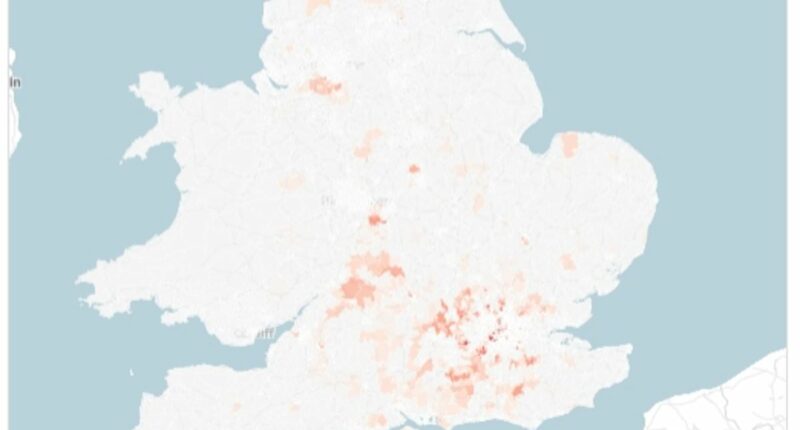 Mansion tax map shows the neighbourhoods where more than HALF of homeowners could get hit with an eye-watering £7,500 bill