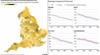 Mapped: Britain's smoking strongholds where rates have gone UP - despite vapes overtaking cigarettes