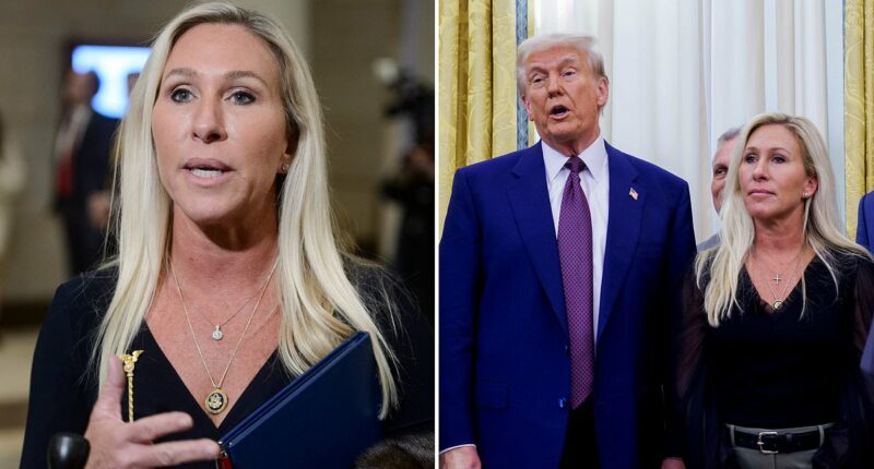 Marjorie Taylor Greene unveils new AFAO slogan to replace MAGA