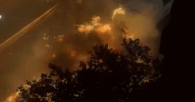 gif of fireball explosion