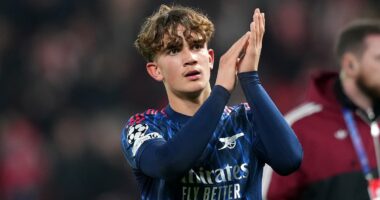 Max Dowman breaks yet another record as he makes late cameo in Arsenal's Champions League clash with Slavia Prague